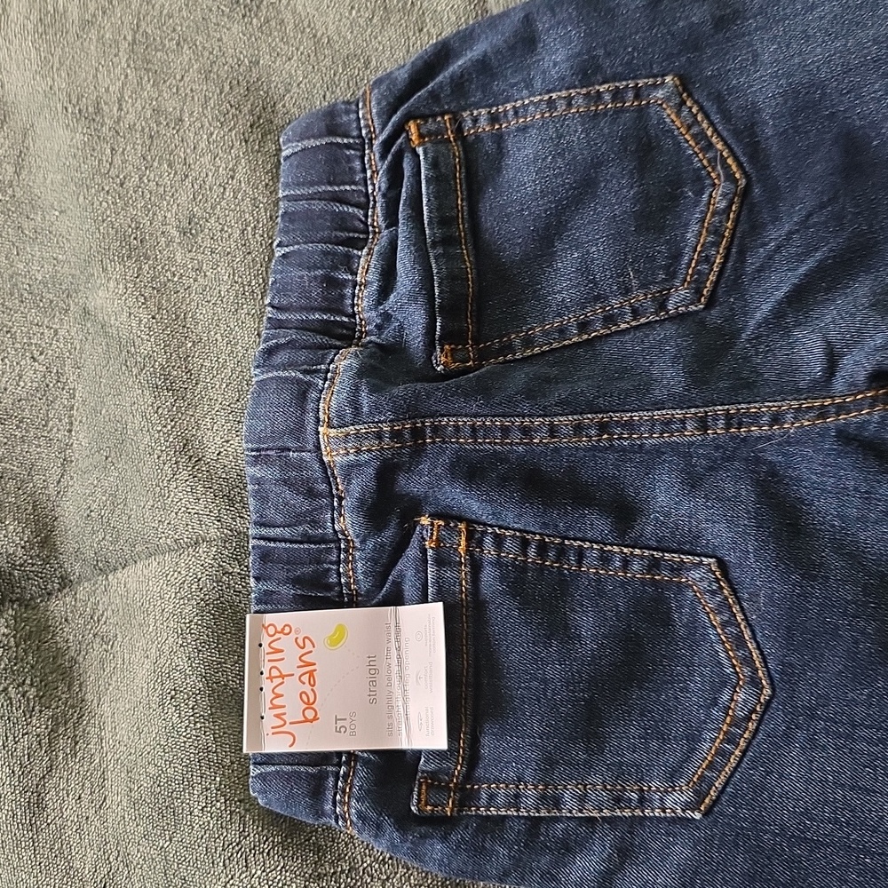 NWT jumping beans jeans, boys, size 5T